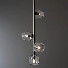Load image into Gallery viewer, Ume Vertical Pendant Light in Detail.