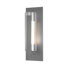 Load image into Gallery viewer, Vertical Bar Outdoor Wall Light in Coastal Burnished Steel (Medium).