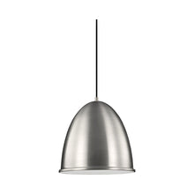 Load image into Gallery viewer, Hudson Street Pendant Light in Silver.