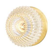 Load image into Gallery viewer, Barclay Wall Light in Aged Brass (1-Light).