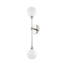 Load image into Gallery viewer, Andrews LED Wall Light in Polished Nickel.