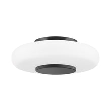 Load image into Gallery viewer, Blyford LED Flush Mount Ceiling Light in Black Nickel.