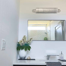Load image into Gallery viewer, Buckley Bath Vanity Light in bathroom.