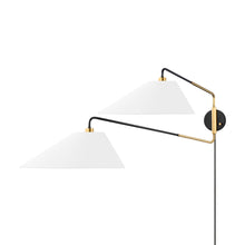Load image into Gallery viewer, Duo Plug-In Wall Light.