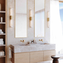 Load image into Gallery viewer, Ellington LED Vanity Wall Light in bathroom.