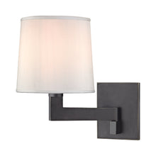 Load image into Gallery viewer, Fairport Swing Arm Wall Light in Old Bronze.