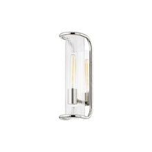 Load image into Gallery viewer, Fillmore Wall Light in Polished Nickel (Small).