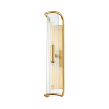 Load image into Gallery viewer, Fillmore Wall Light in Aged Brass (Large).