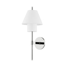 Load image into Gallery viewer, Glenmoore Wall Light in Polished Nickel.