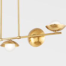 Load image into Gallery viewer, Glimmer LED Linear Pendant Light in Detail.