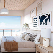 Load image into Gallery viewer, Harbor Park Table Lamp in bedroom.