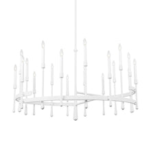 Load image into Gallery viewer, Hathaway Chandelier in White Plaster (18-Light).