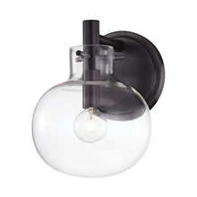 Load image into Gallery viewer, Hempstead Wall Light in Black Brass.