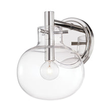 Load image into Gallery viewer, Hempstead Wall Light in Polished Nickel.