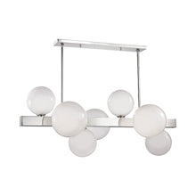 Load image into Gallery viewer, Hinsdale Linear Pendant Light in Polished Nickel.
