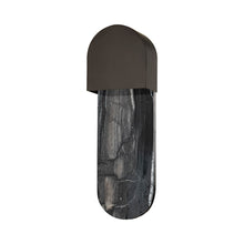 Load image into Gallery viewer, Hobart Wall Light in Black Brass.