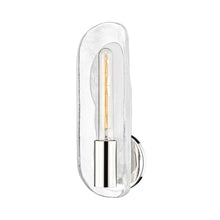 Load image into Gallery viewer, Hopewell Wall Light in Polished Nickel.
