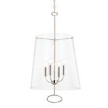 Load image into Gallery viewer, James Pendant Light in Polished Nickel.