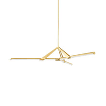 Load image into Gallery viewer, Jonas LED Chandelier in Aged Brass (Large).