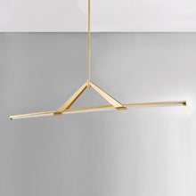 Load image into Gallery viewer, Jonas LED Linear Pendant Light in Detail.