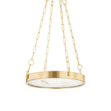 Load image into Gallery viewer, Kirby LED Chandelier in Aged Brass (Small).