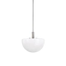 Load image into Gallery viewer, Lethbridge Pendant Light in Polished Nickel (Small).