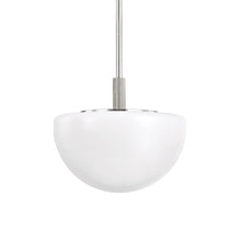 Load image into Gallery viewer, Lethbridge Pendant Light in Polished Nickel (Large).