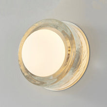 Load image into Gallery viewer, Mackay Round LED Wall Light in Detail.