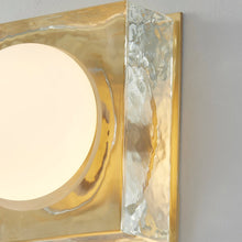Load image into Gallery viewer, Mackay Square LED Wall Light in Detail.