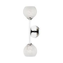 Load image into Gallery viewer, Melton LED Wall Light in Polished Nickel (2-Light).