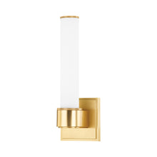 Load image into Gallery viewer, Mill Valley Bath Wall Light in Aged Brass.