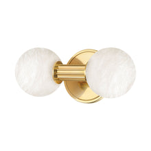 Load image into Gallery viewer, Murray Hill Double LED Wall Light in Detail.
