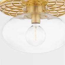Load image into Gallery viewer, New Paltz Semi Flush Mount Ceiling Light in Detail.