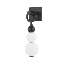 Load image into Gallery viewer, Perrin LED Wall Light in Black Brass.