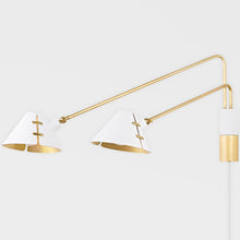 Load image into Gallery viewer, Split Adjustable Wall Light in Detail.