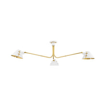 Load image into Gallery viewer, Split Semi Flush Mount Ceiling Light.