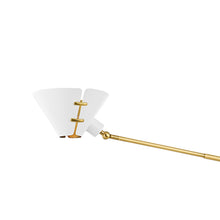 Load image into Gallery viewer, Split Semi Flush Mount Ceiling Light in Detail.