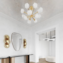 Load image into Gallery viewer, Tring LED Chandelier in living room.