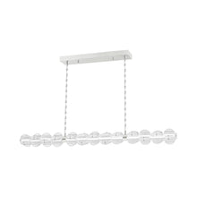 Load image into Gallery viewer, Lindley LED Linear Pendant Light in Polished Nickel.
