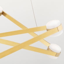 Load image into Gallery viewer, Orbit LED Chandelier in Detail.