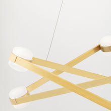Load image into Gallery viewer, Orbit LED Chandelier in Detail.
