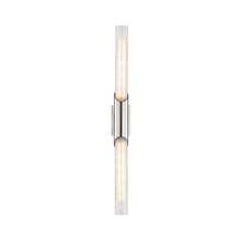 Load image into Gallery viewer, Pylon LED Bath Wall Light in Polished Nickel.