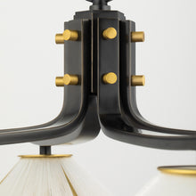 Load image into Gallery viewer, Saranac Chandelier in Detail.