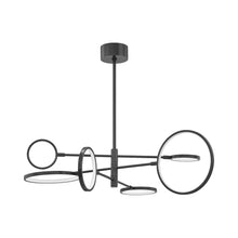 Load image into Gallery viewer, Saturn LED Chandelier in Old Bronze.