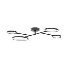 Load image into Gallery viewer, Saturn LED Flush Mount Ceiling Light in Old Bronze.