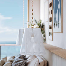 Load image into Gallery viewer, Verona Beach Pendant Light in bedroom.