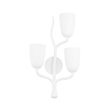 Load image into Gallery viewer, Vine Wall Light in White Plaster (Right Orientation).