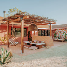 Load image into Gallery viewer, Huxley Pendant Light in Outdoor Area.