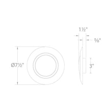 Load image into Gallery viewer, I Can't Believe It's Not Recessed LED Ceiling / Wall Light - line drawing.
