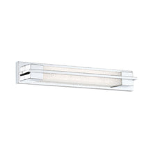 Load image into Gallery viewer, Ice LED Bath Vanity Light in Silver.